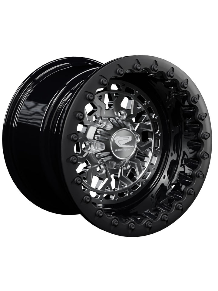 Apollo - FF Forged Beadlock - Silver Maverick R 6x139.7 - 15x11 | 6X139.7 / Satin Black V.1 / Spinner cap