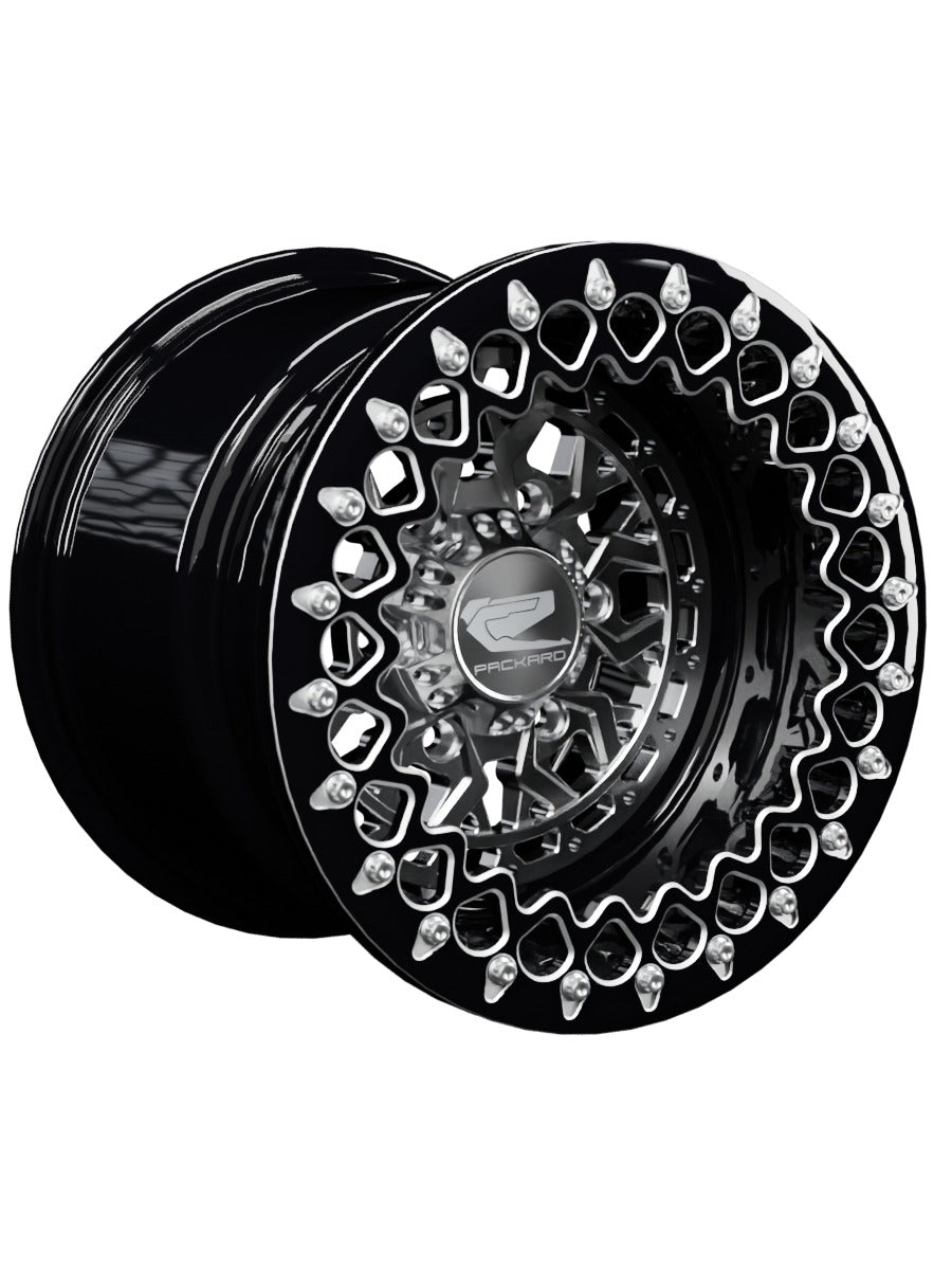 Apollo - FF Forged Beadlock - Silver Maverick R 6x139.7 - 15x11 | 6X139.7 / Contrast Machined V.3