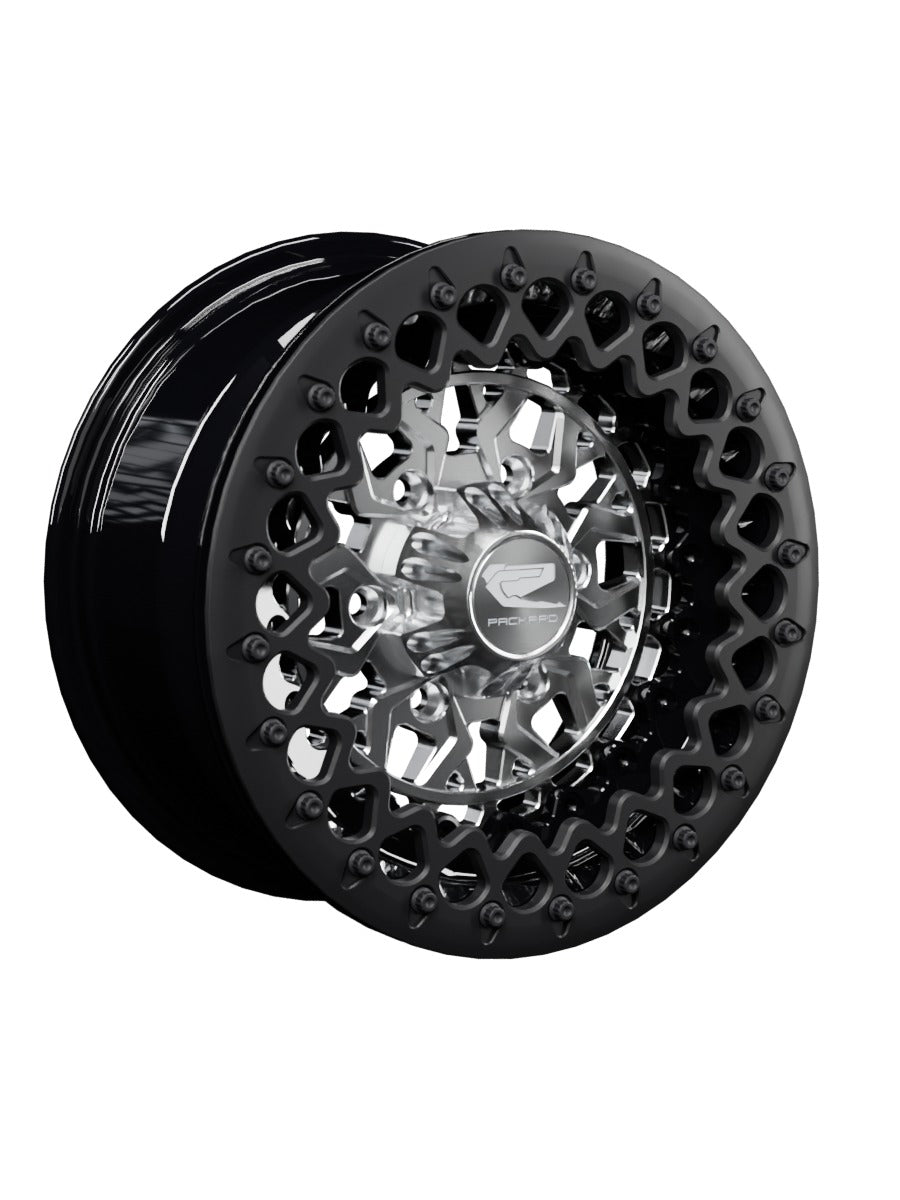 Apollo - FF Forged Beadlock - Silver Maverick R 6x139.7 - 15x7 | 6X139.7 / Satin Black V.3 / Spinner cap