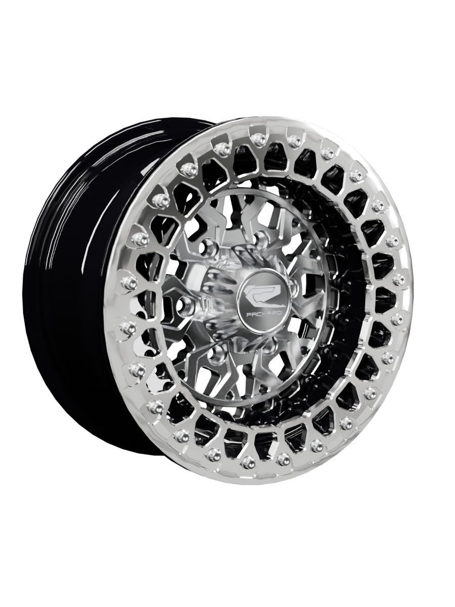 Apollo - FF Forged Beadlock - Silver Maverick R 6x139.7 - 15x7 | 6X139.7 / Polished V.2 / Spinner cap