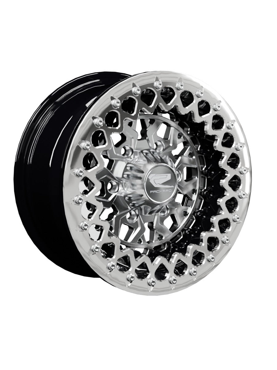 Apollo - FF Forged Beadlock - Silver Maverick R 6x139.7 - 15x7 | 6X139.7 / Polished V.3 / Spinner cap