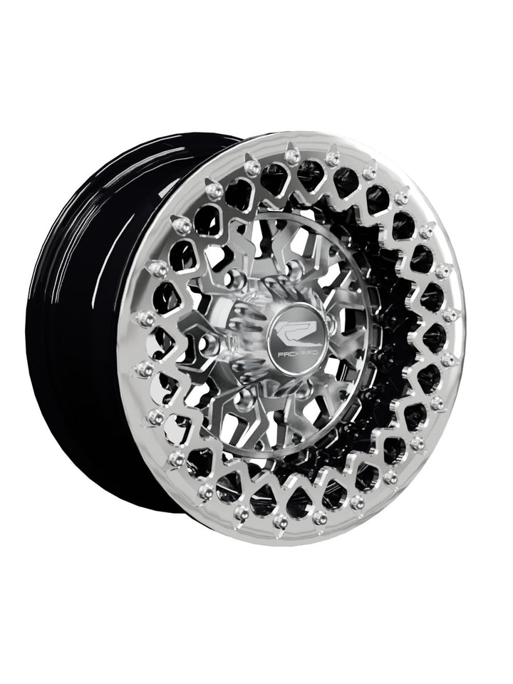 Apollo - FF Forged Beadlock - Silver Maverick R 6x139.7 - 15x7 | 6X139.7 / Polished V.3 / Spinner cap