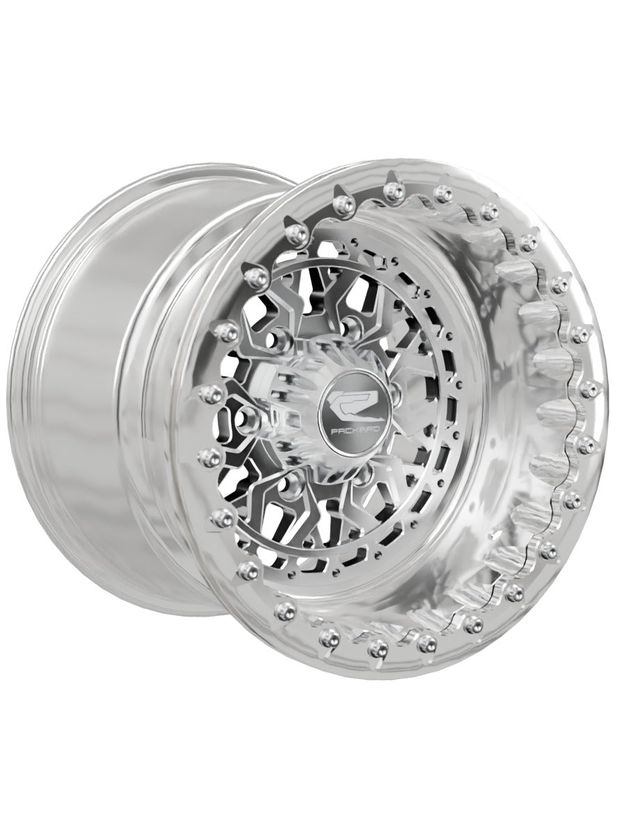 Apollo - FF Forged Polished Beadlock - Silver Maverick R 6x139.7 - 15x11 | 6X139.7 / Polished V.1 / Yes
