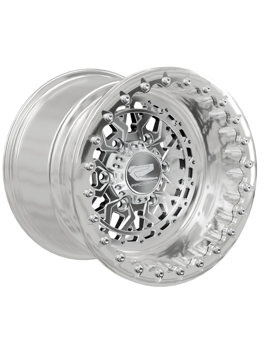 Apollo - FF Forged Polished Beadlock - Silver Maverick R 6x139.7 - 15x11 | 6X139.7 / Polished V.1 / No