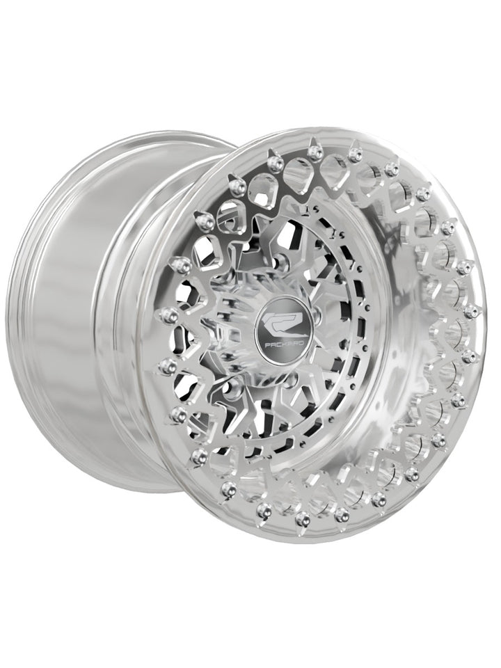 Apollo - FF Forged Polished Beadlock - Silver Maverick R 6x139.7 - 15x11 | 6X139.7 / Polished V.3 / Yes
