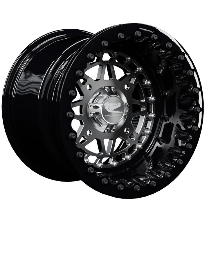 Apollo - FF Forged Beadlock - Silver - 15x11 | 4x156 / Gloss Black V.1