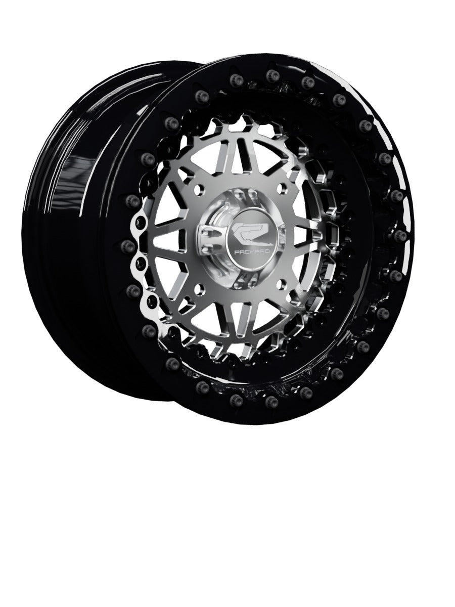 Apollo - FF Forged Beadlock - Silver - 15x7 | 4x156 / Gloss Black V.1