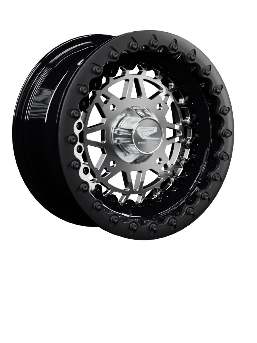 Apollo - FF Forged Beadlock - Silver - 15x7 | 4x156 / Satin Black V.1 / Spinner cap