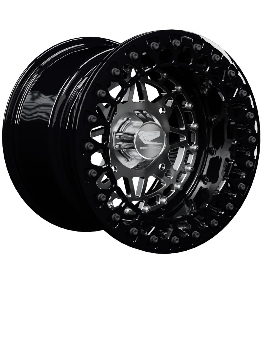 Apollo - FF Forged Beadlock - Silver - 15x11 | 4x156 / Gloss Black V.2 / Spinner cap