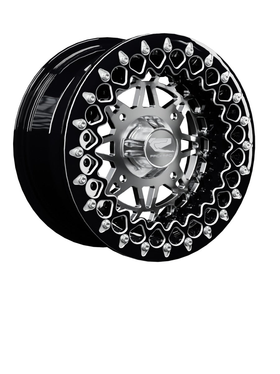 Apollo - FF Forged Beadlock - Silver - 15x7 | 4x156 / Contrast Machined V.3 / Spinner cap