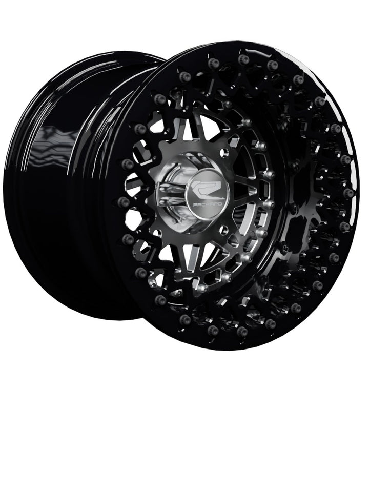Apollo - FF Forged Beadlock - Silver - 15x11 | 4x156 / Gloss Black V.3 / Spinner cap