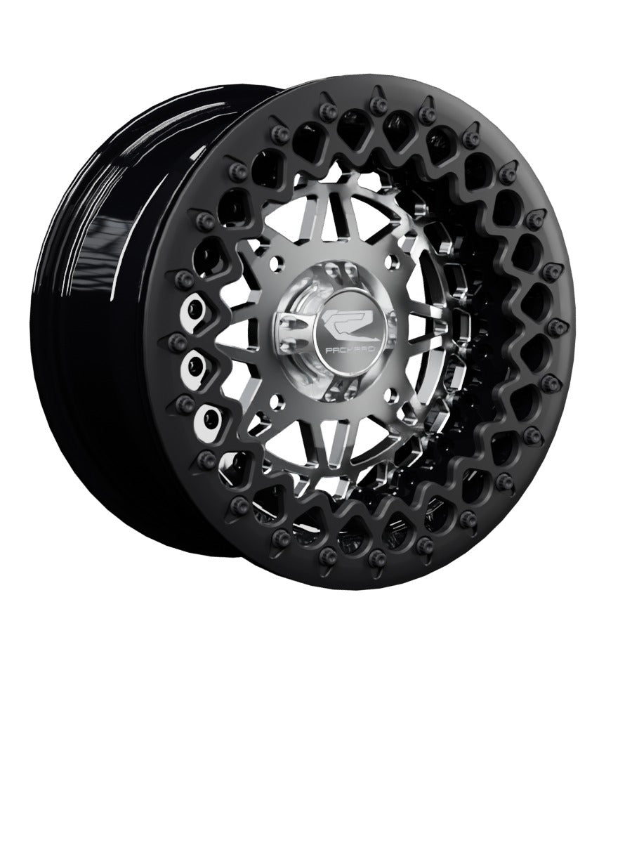 Apollo - FF Forged Beadlock - Silver - 15x7 | 4x156 / Satin Black V.3
