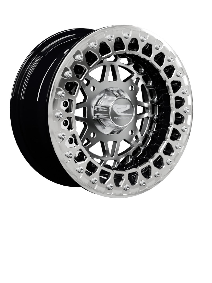 Apollo - FF Forged Beadlock - Silver - 15x7 | 4x156 / Polished V.2 / Spinner cap