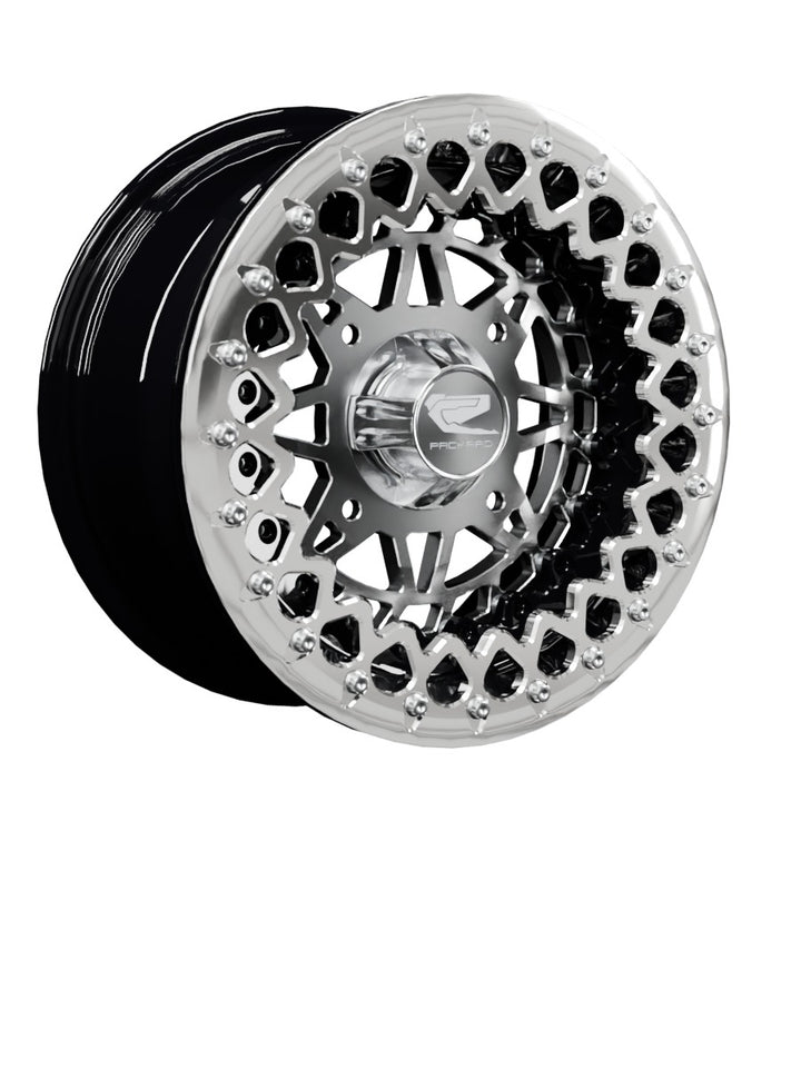 Apollo - FF Forged Beadlock - Silver - 15x7 | 4x156 / Polished V.3 / Spinner cap