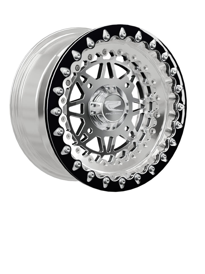Apollo - FF Forged Polished Beadlock - Silver - 15x7 | 4x156 / Contrast Machined V.1