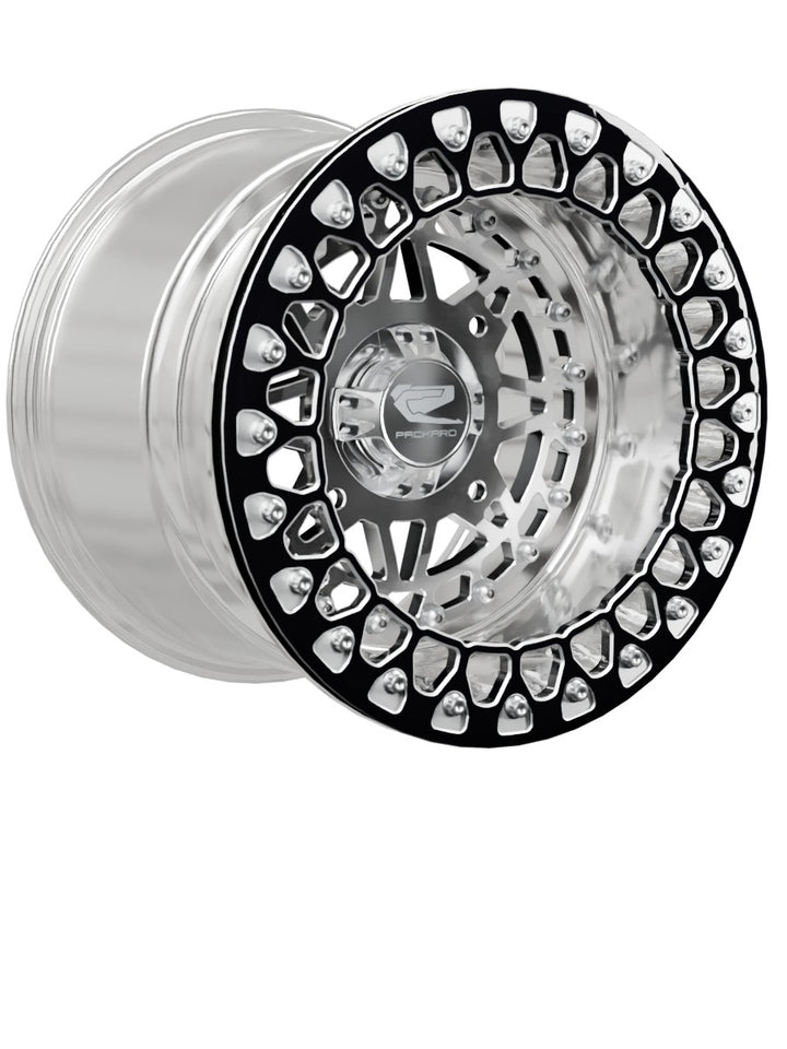 Apollo - FF Forged Polished Beadlock - Silver - 15x11 | 4x156 / Contrast Machined V.2