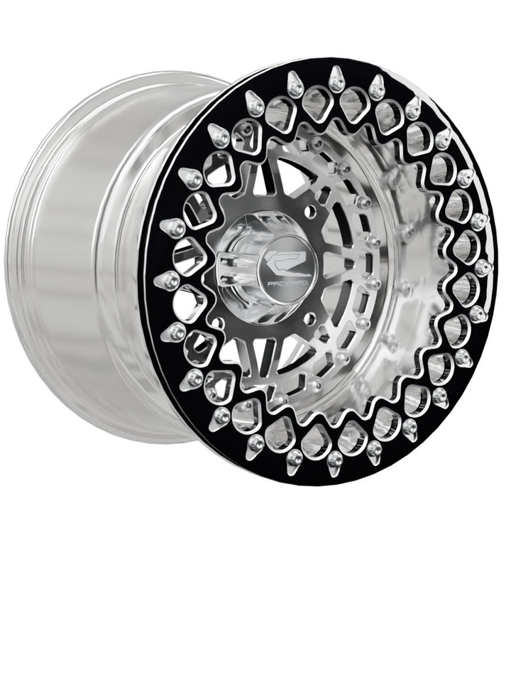 Apollo - FF Forged Polished Beadlock - Silver - 15x11 | 4x156 / Contrast Machined V.3 / Spinner cap