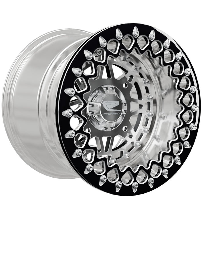 Apollo - FF Forged Polished Beadlock - Silver - 15x11 | 4x156 / Contrast Machined V.3