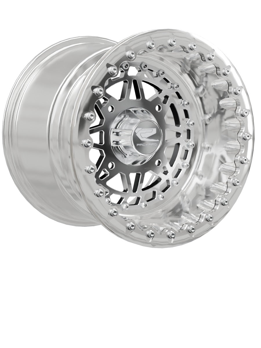 Apollo - FF Forged Polished Beadlock - Silver - 15x11 | 4x156 / Polished V.1 / Spinner cap