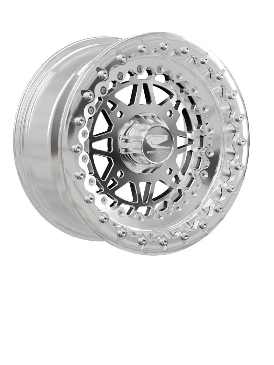 Apollo - FF Forged Polished Beadlock - Silver - 15x7 | 4x156 / Polished V.1 / Spinner cap