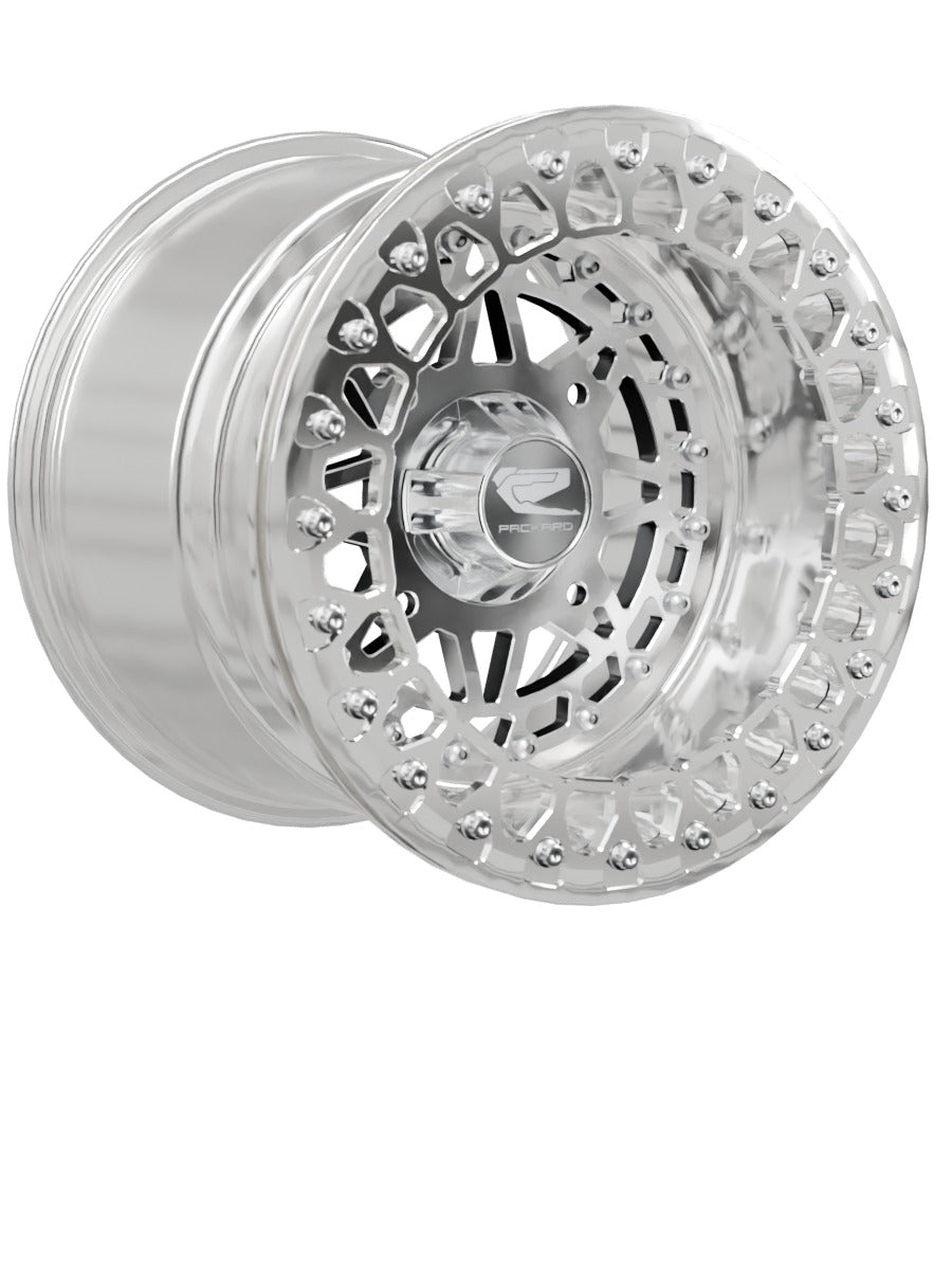 Apollo - FF Forged Polished Beadlock - Silver - 15x11 | 4x156 / Polished V.2 / Spinner cap