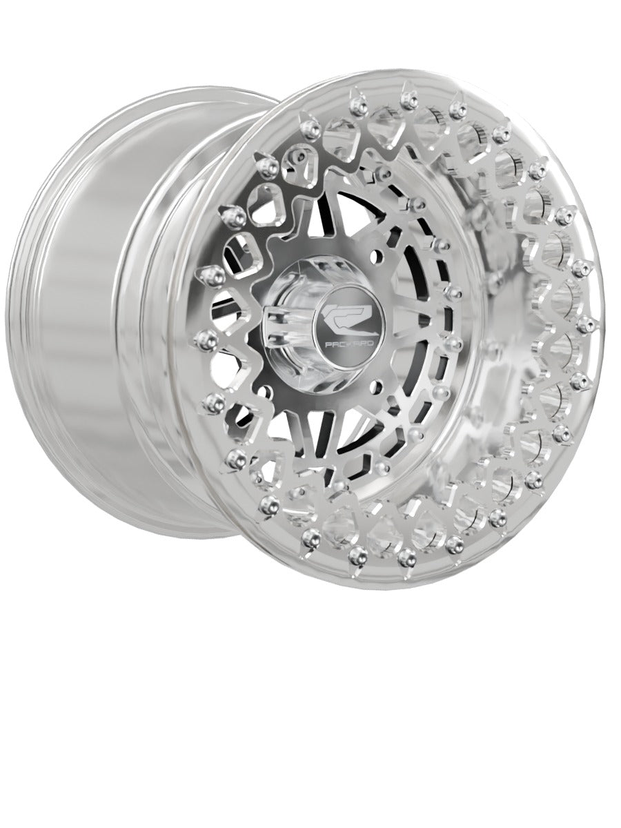 Apollo - FF Forged Polished Beadlock - Silver - 15x11 | 4x156 / Polished V.3 / Spinner cap