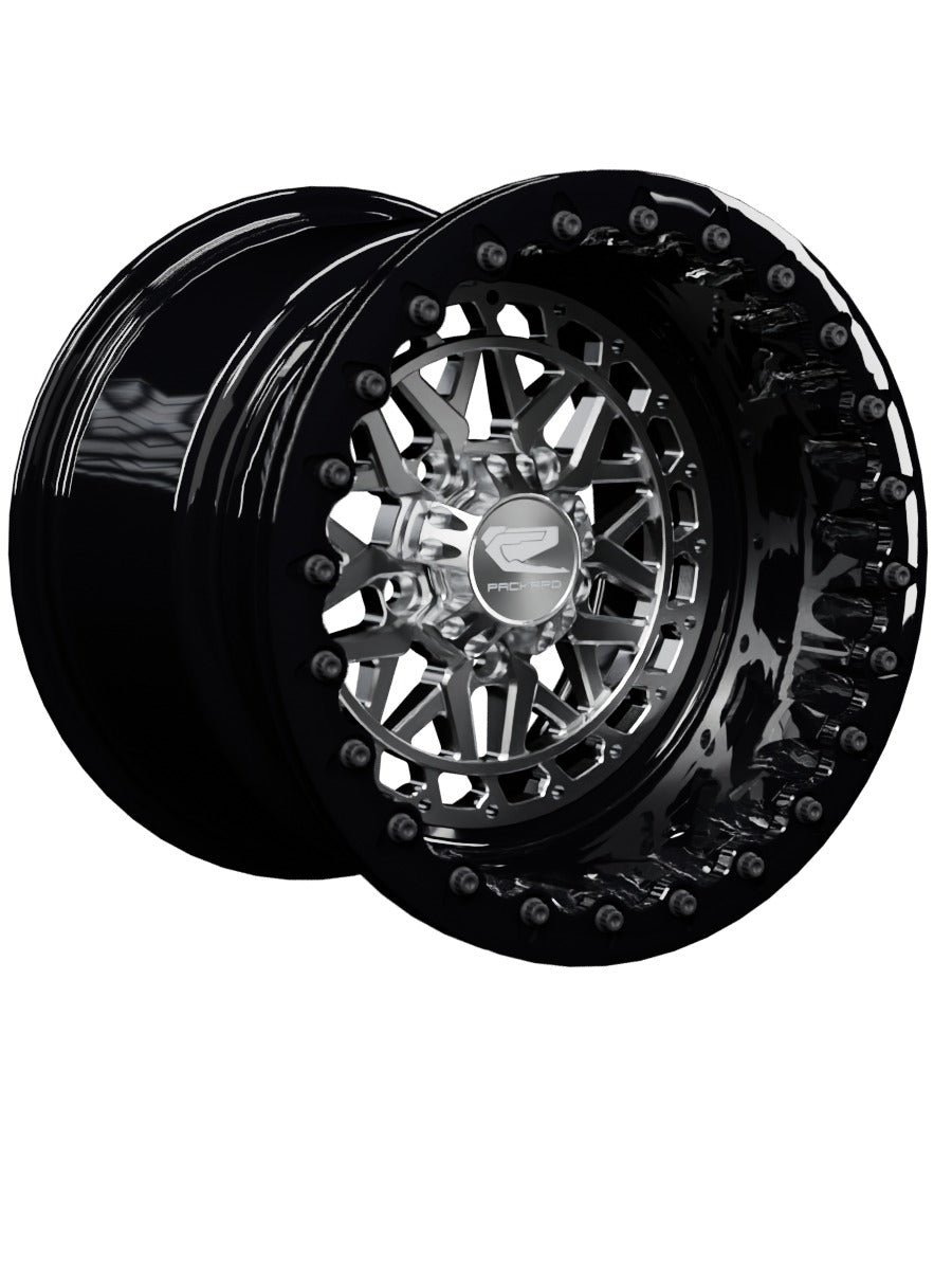 Apollo - FF Forged Beadlock - Silver RZR Pro R 5x4.5 - 15x11 | 5X4.5 / Gloss Black V.1