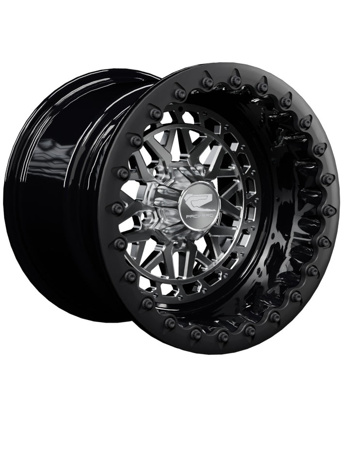 Apollo - FF Forged Beadlock - Silver RZR Pro R 5x4.5 - 15x11 | 5X4.5 / Satin Black V.1 / Spinner cap