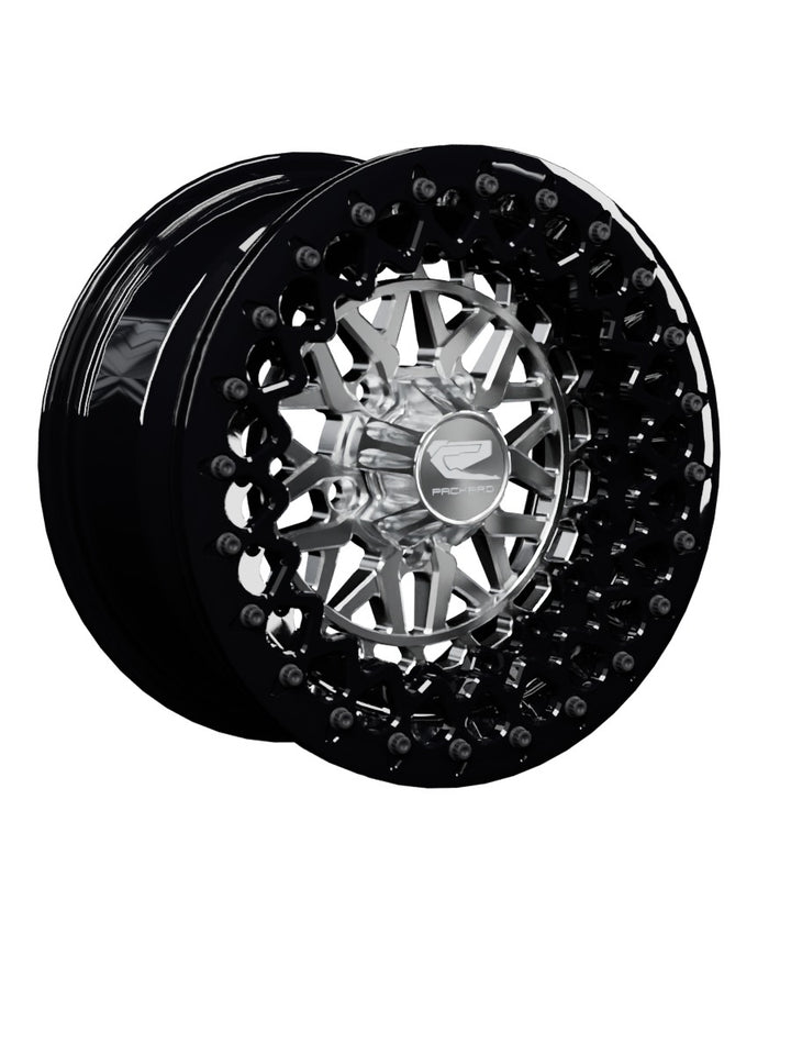 Apollo - FF Forged Beadlock - Silver RZR Pro R 5x4.5 - 15x7 | 5X4.5 / Gloss Black V.3 / Spinner cap
