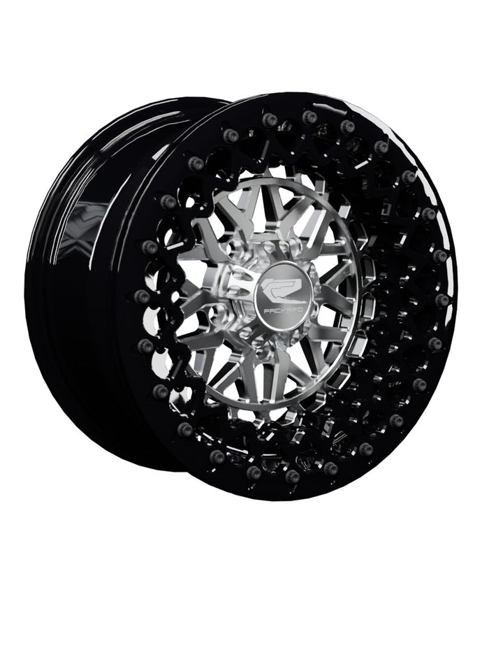 Apollo - FF Forged Beadlock - Silver RZR Pro R 5x4.5 - 15x7 | 5X4.5 / Gloss Black V.3