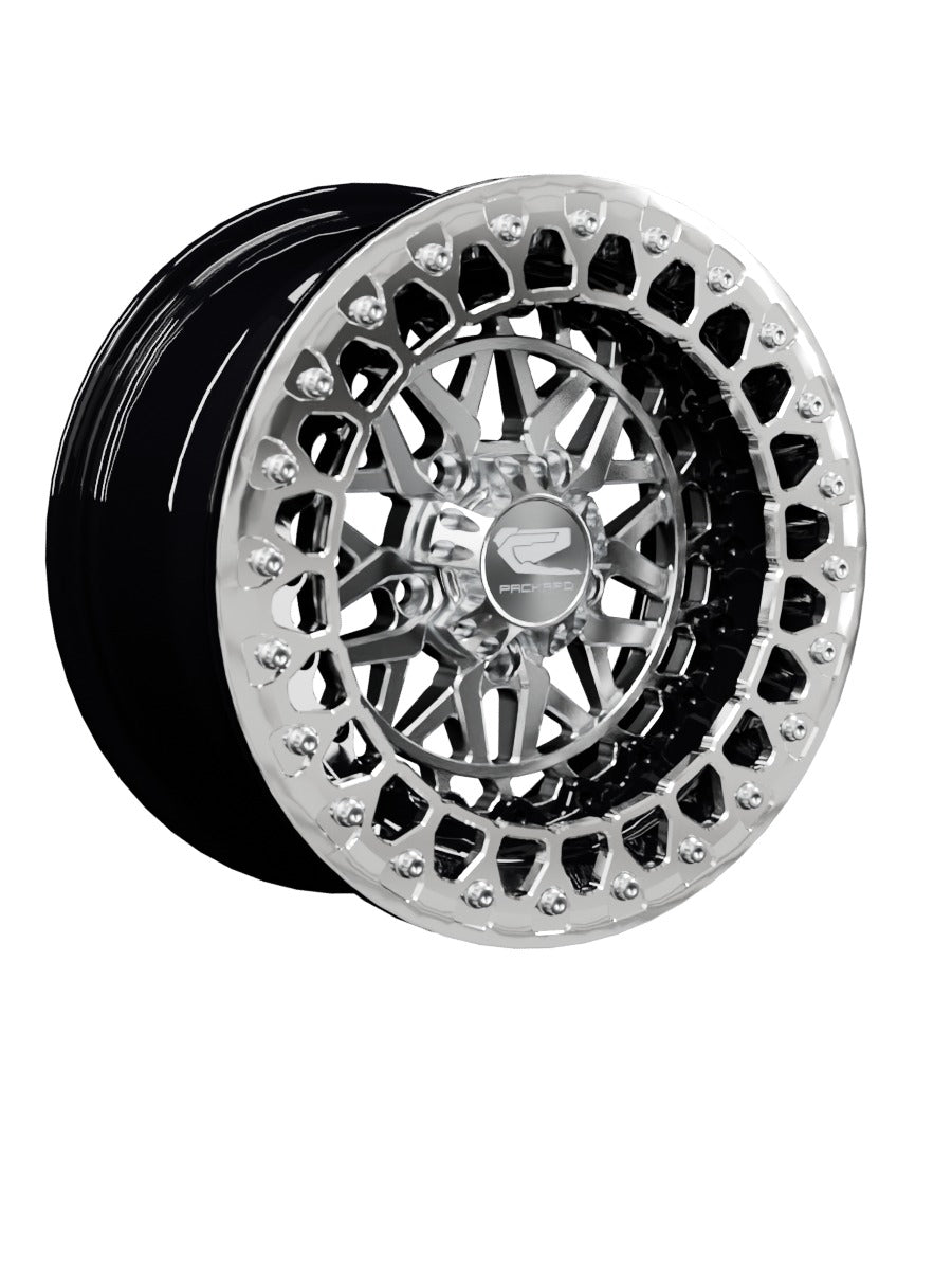 Apollo - FF Forged Beadlock - Silver RZR Pro R 5x4.5 - 15x7 | 5X4.5 / Polished V.2
