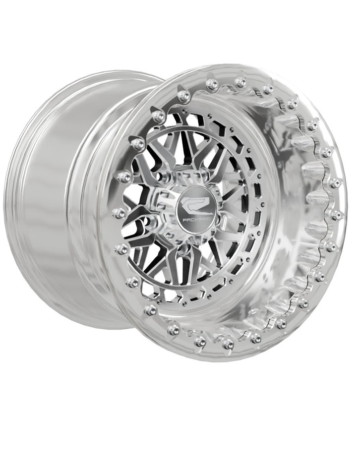Apollo - FF Forged Polished Beadlock - Silver RZR Pro R 5x4.5 - 15x11 | 5X4.5 / Polished V.1 / No