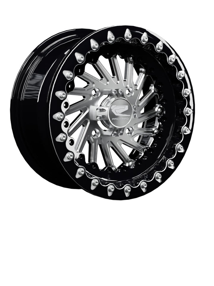 Cyclone - FF Forged Beadlock - Silver - 15x7 | 4x136 / Contrast Machined V.1