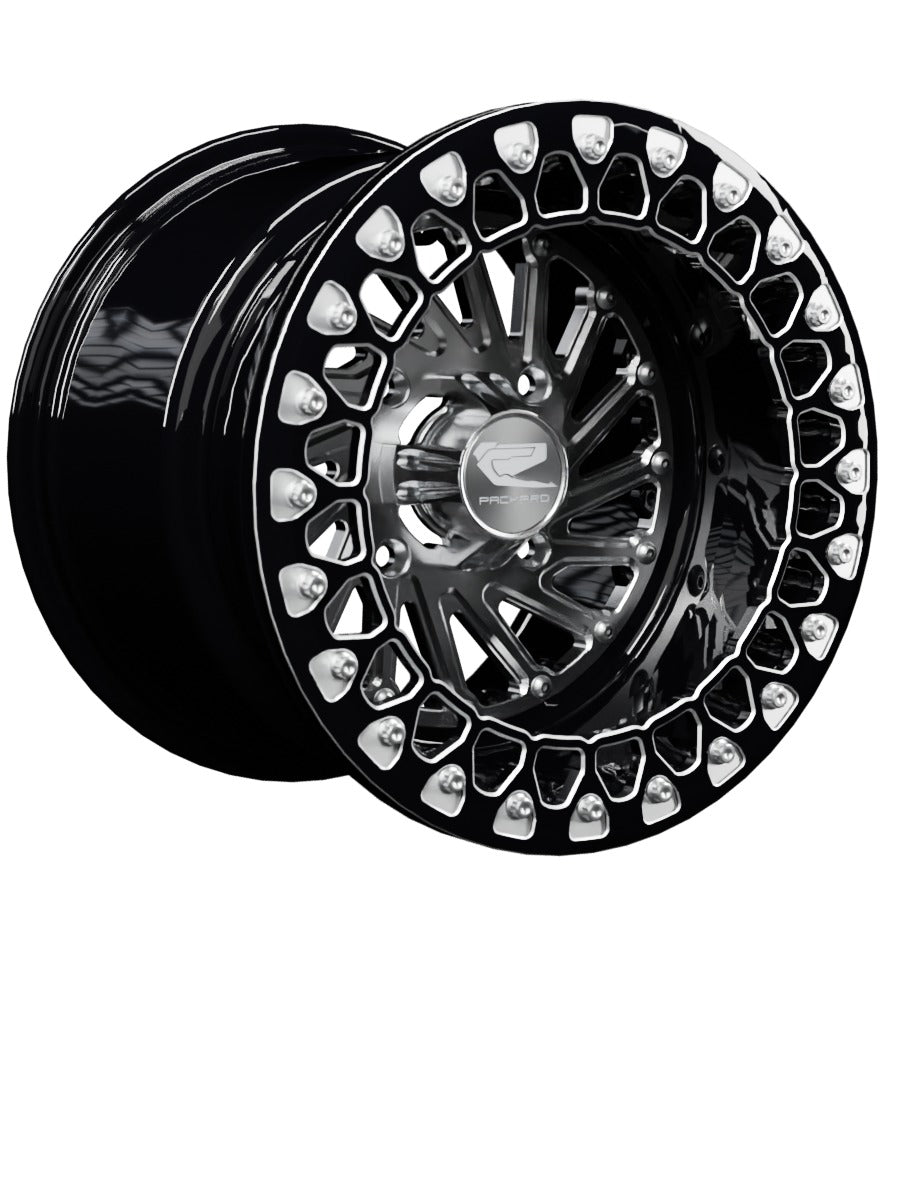 Cyclone - FF Forged Beadlock - Silver - 15x11 | 4x136 / Contrast Machined V.2 / Spinner cap