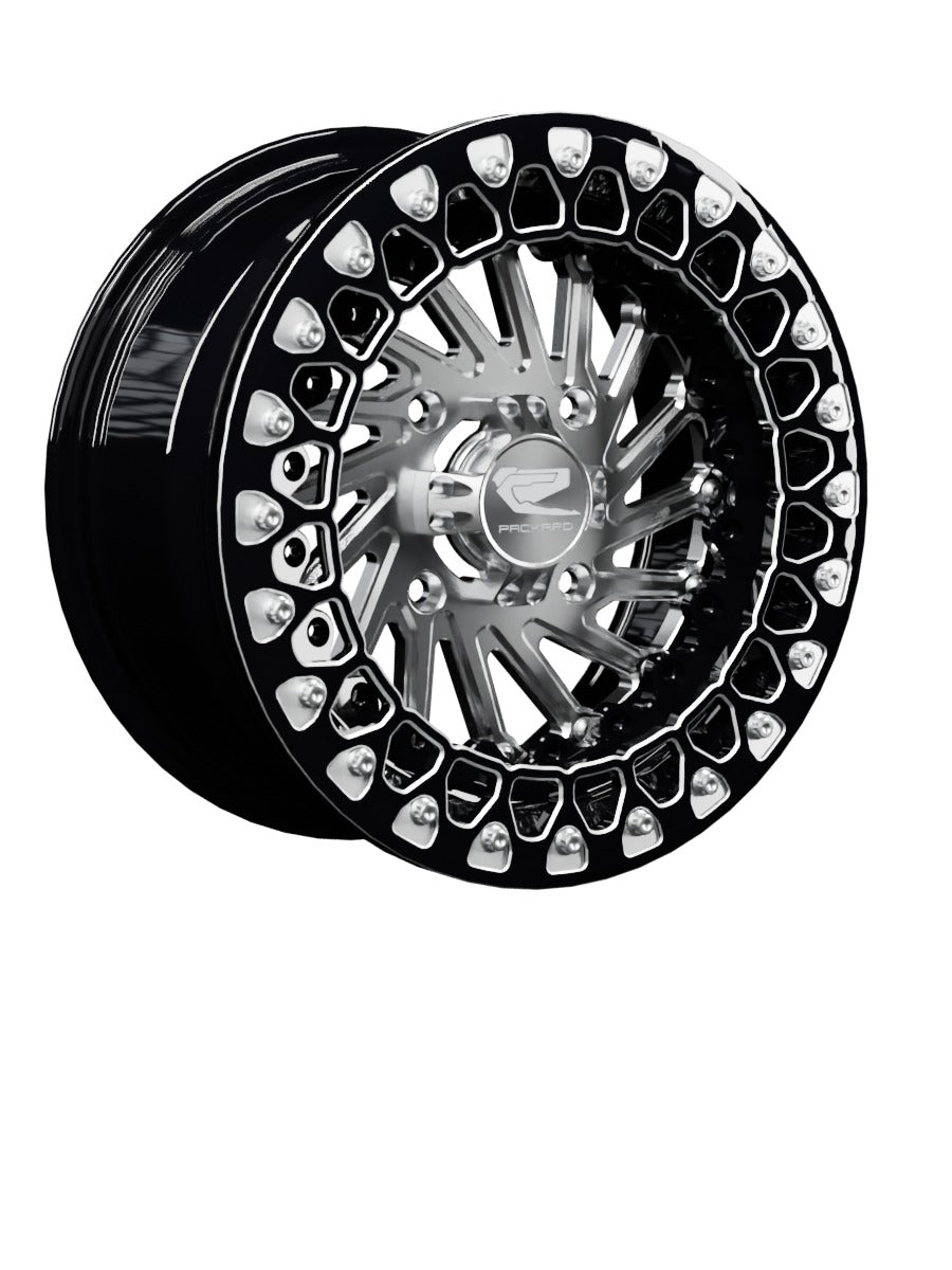Cyclone - FF Forged Beadlock - Silver - 15x7 | 4x136 / Contrast Machined V.2