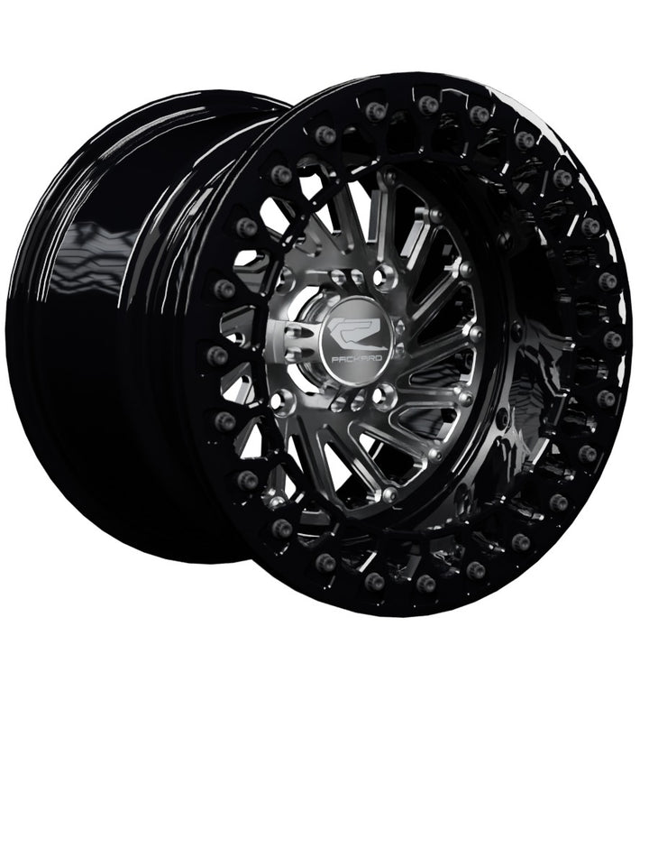 Cyclone - FF Forged Beadlock - Silver - 15x11 | 4x136 / Gloss Black V.2
