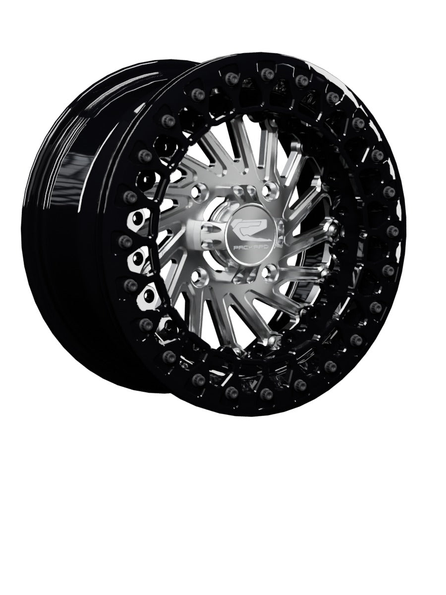Cyclone - FF Forged Beadlock - Silver - 15x7 | 4x136 / Gloss Black V.2