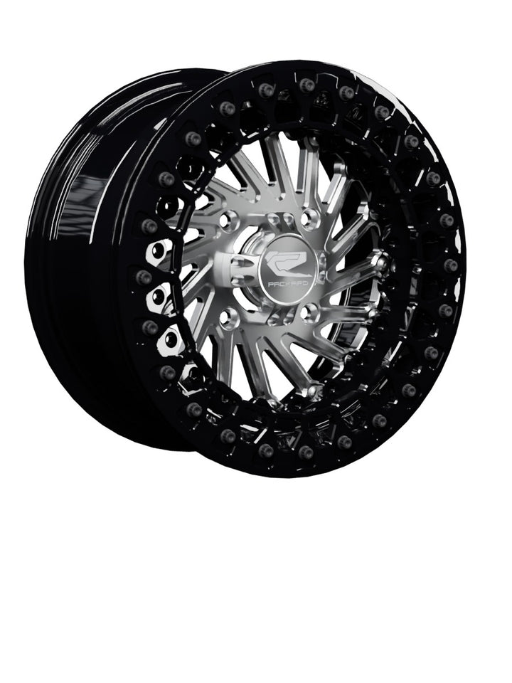 Cyclone - FF Forged Beadlock - Silver - 15x7 | 4x136 / Gloss Black V.2
