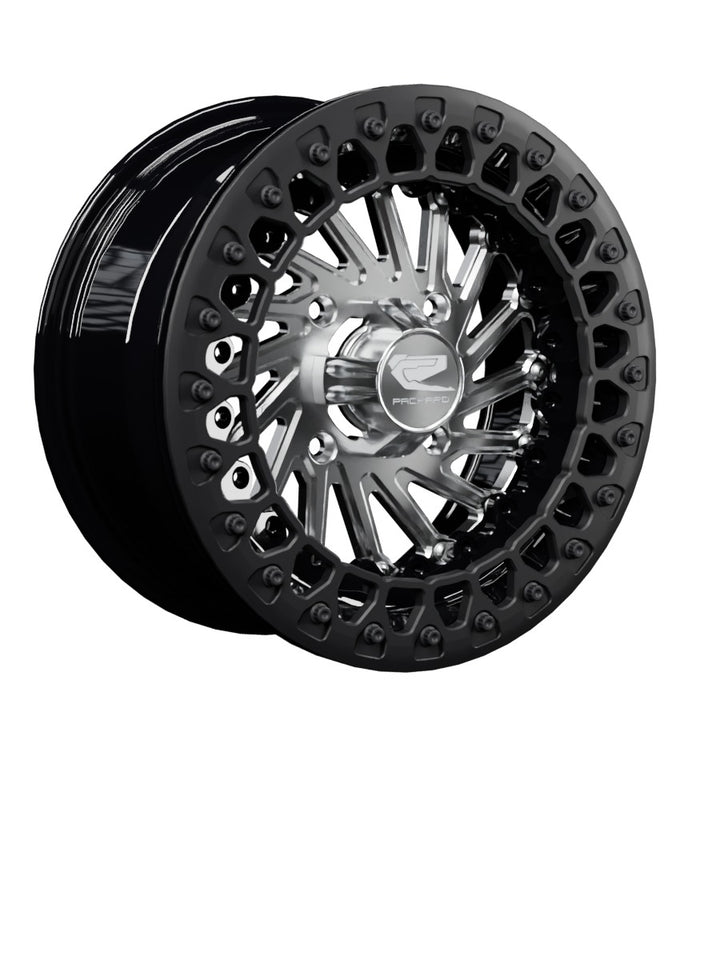 Cyclone - FF Forged Beadlock - Silver - 15x7 | 4x136 / Satin Black V.2 / Spinner cap