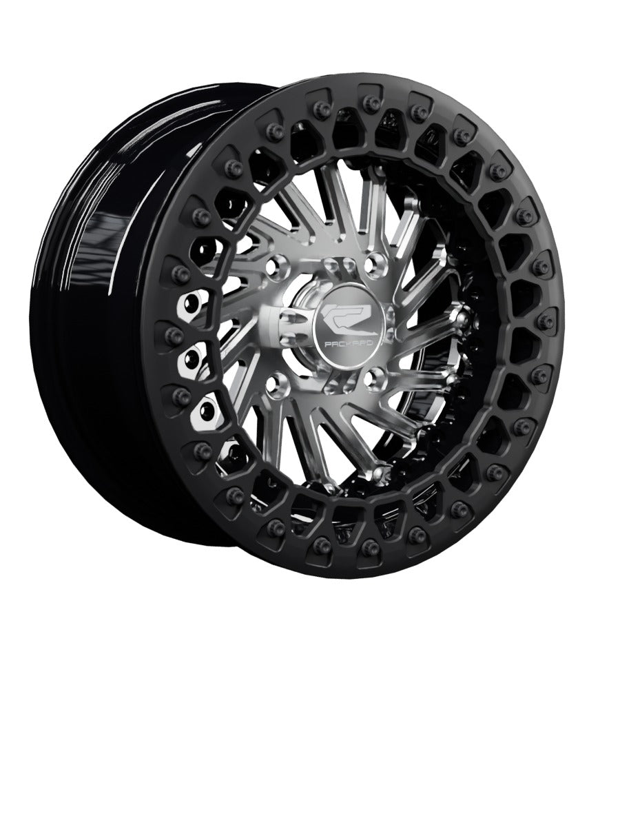 Cyclone - FF Forged Beadlock - Silver - 15x7 | 4x136 / Satin Black V.2