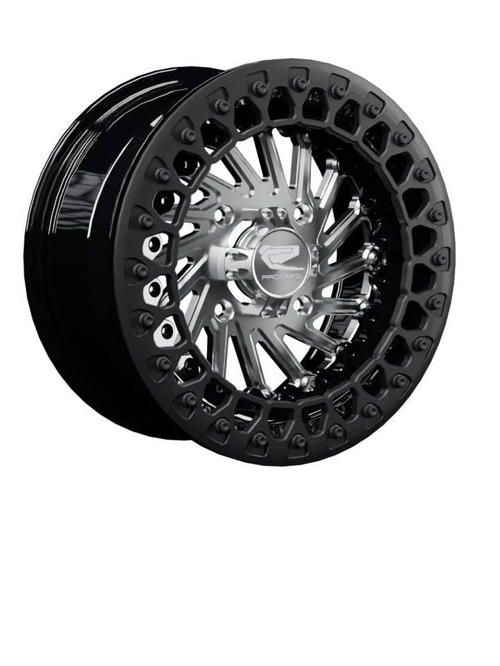 Cyclone - FF Forged Beadlock - Silver - 15x7 | 4x136 / Satin Black V.2