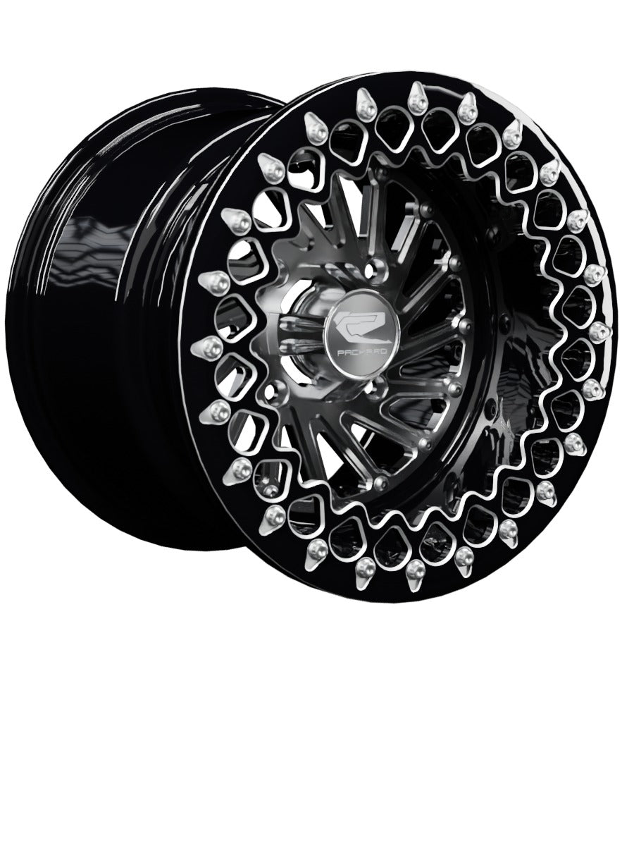 Cyclone - FF Forged Beadlock - Silver - 15x11 | 4x136 / Contrast Machined V.3 / Spinner cap