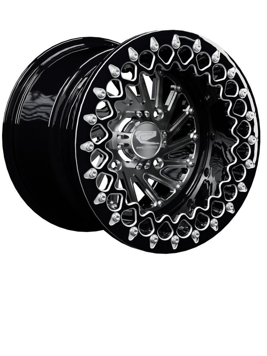 Cyclone - FF Forged Beadlock - Silver - 15x11 | 4x136 / Contrast Machined V.3