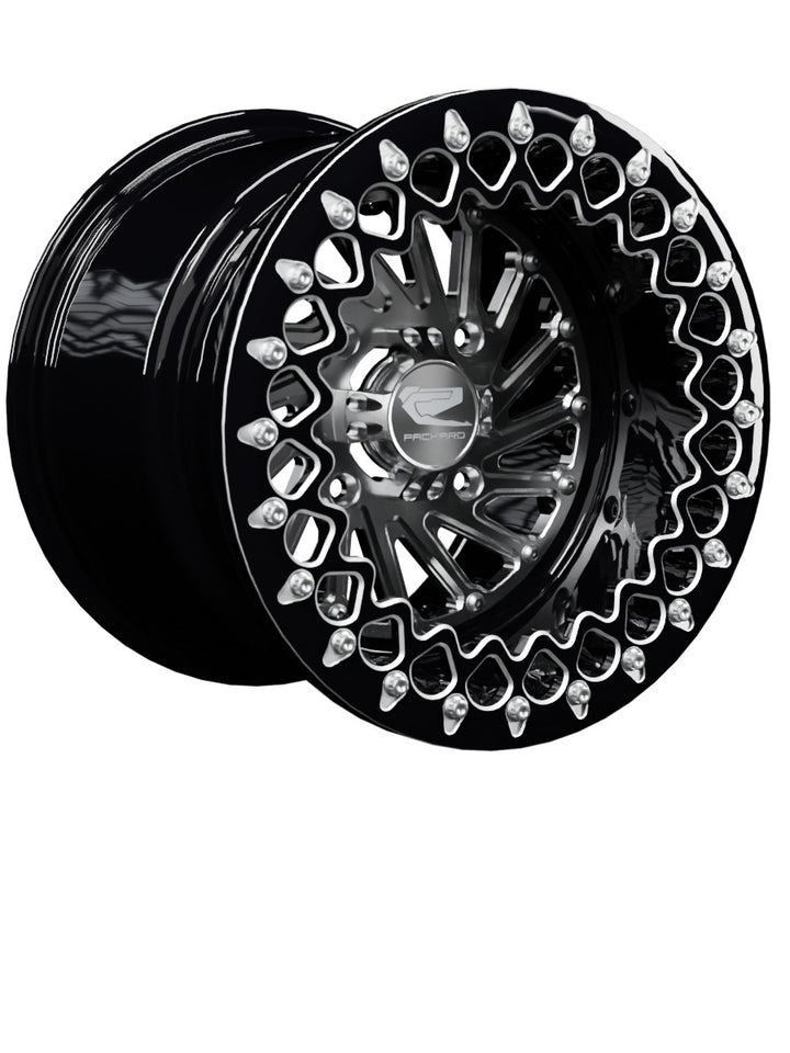 Cyclone - FF Forged Beadlock - Silver - 15x11 | 4x136 / Contrast Machined V.3
