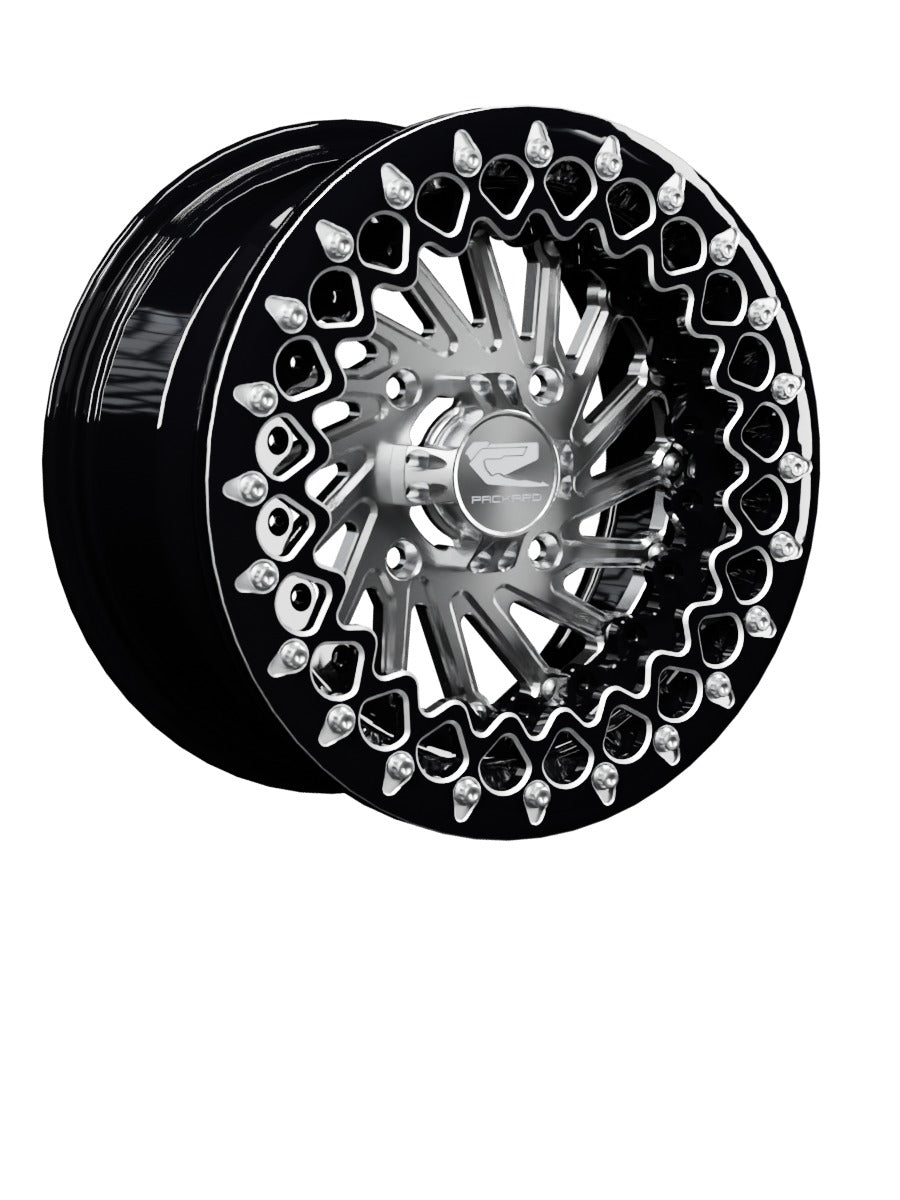 Cyclone - FF Forged Beadlock - Silver - 15x7 | 4x136 / Contrast Machined V.3