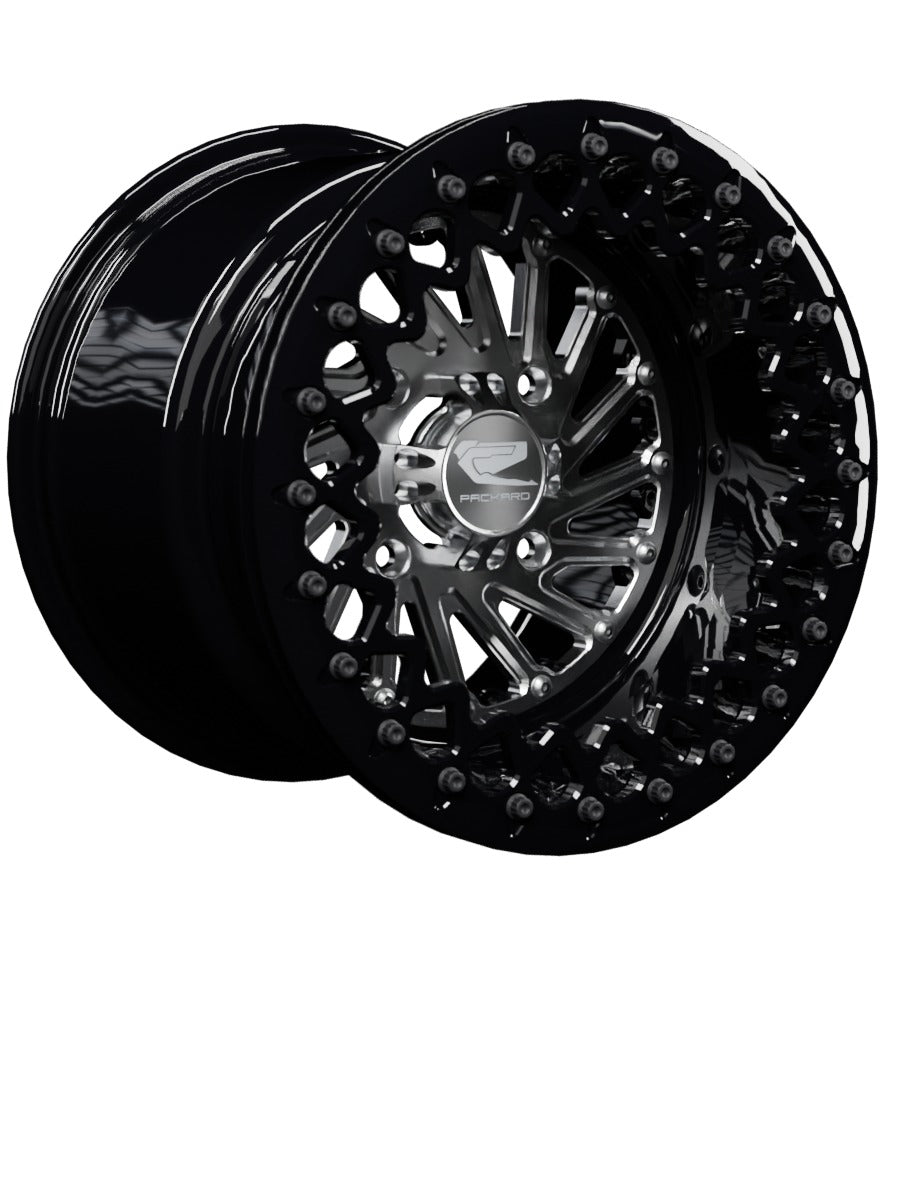 Cyclone - FF Forged Beadlock - Silver - 15x11 | 4x136 / Gloss Black V.3