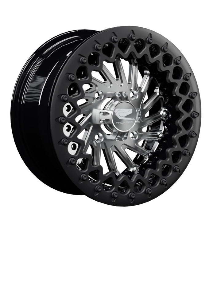 Cyclone - FF Forged Beadlock - Silver - 15x7 | 4x136 / Satin Black V.3