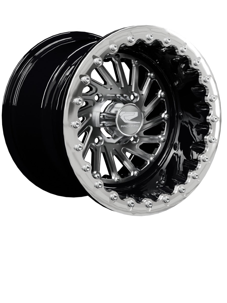 Cyclone - FF Forged Beadlock - Silver - 15x11 | 4x136 / Polished V.1 / Spinner cap