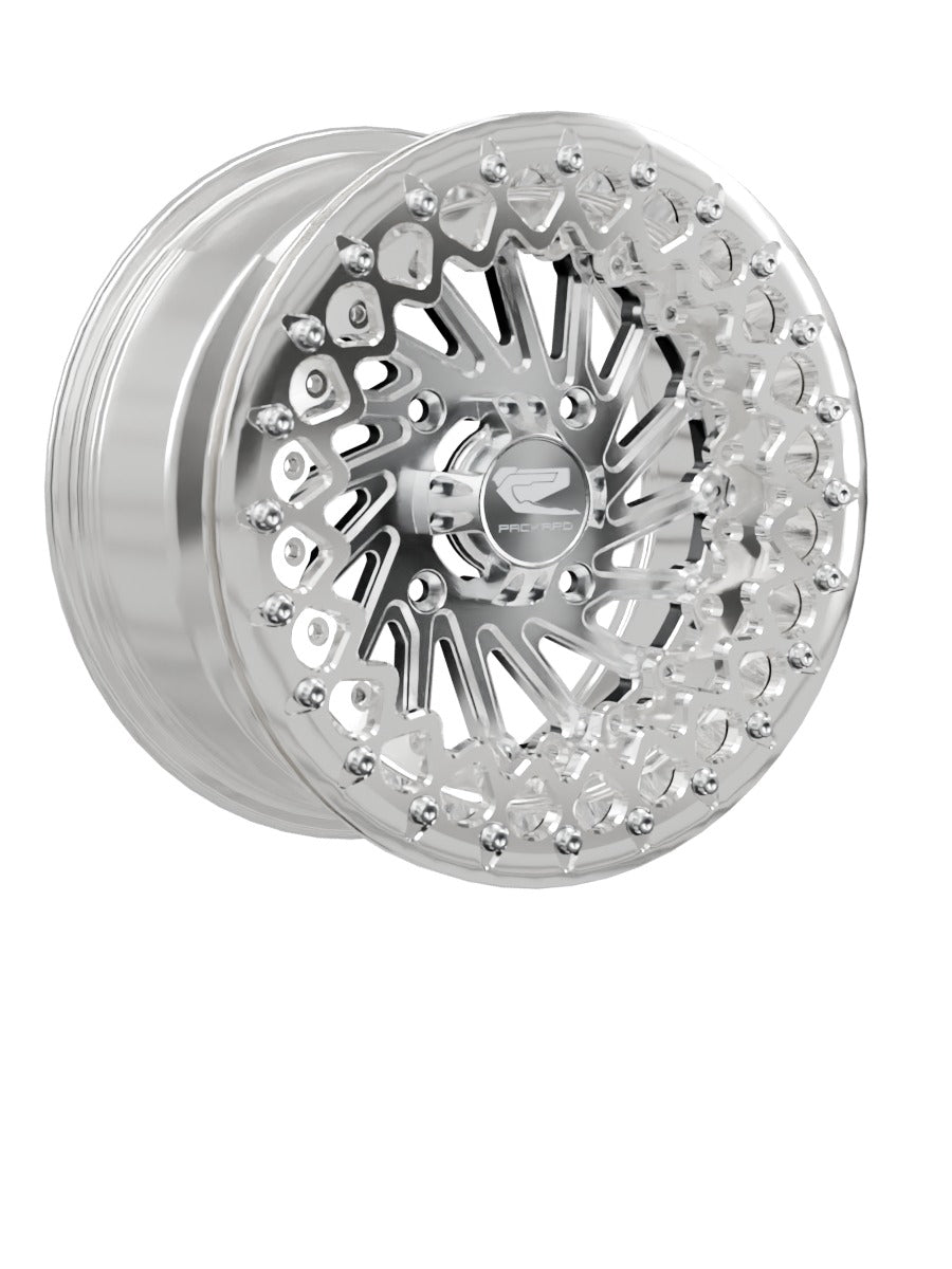 Cyclone - FF Forged Polished Beadlock - Silver - 15x7 | 4x136 / Polished V.3