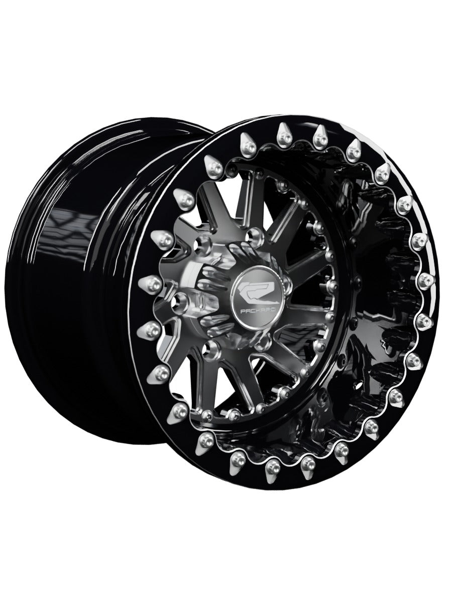 Cyclone - FF Forged Beadlock - Silver Maverick R 6x139.7 - 15x11 | 6X139.7 / Contrast Machined V.1 / Spinner cap
